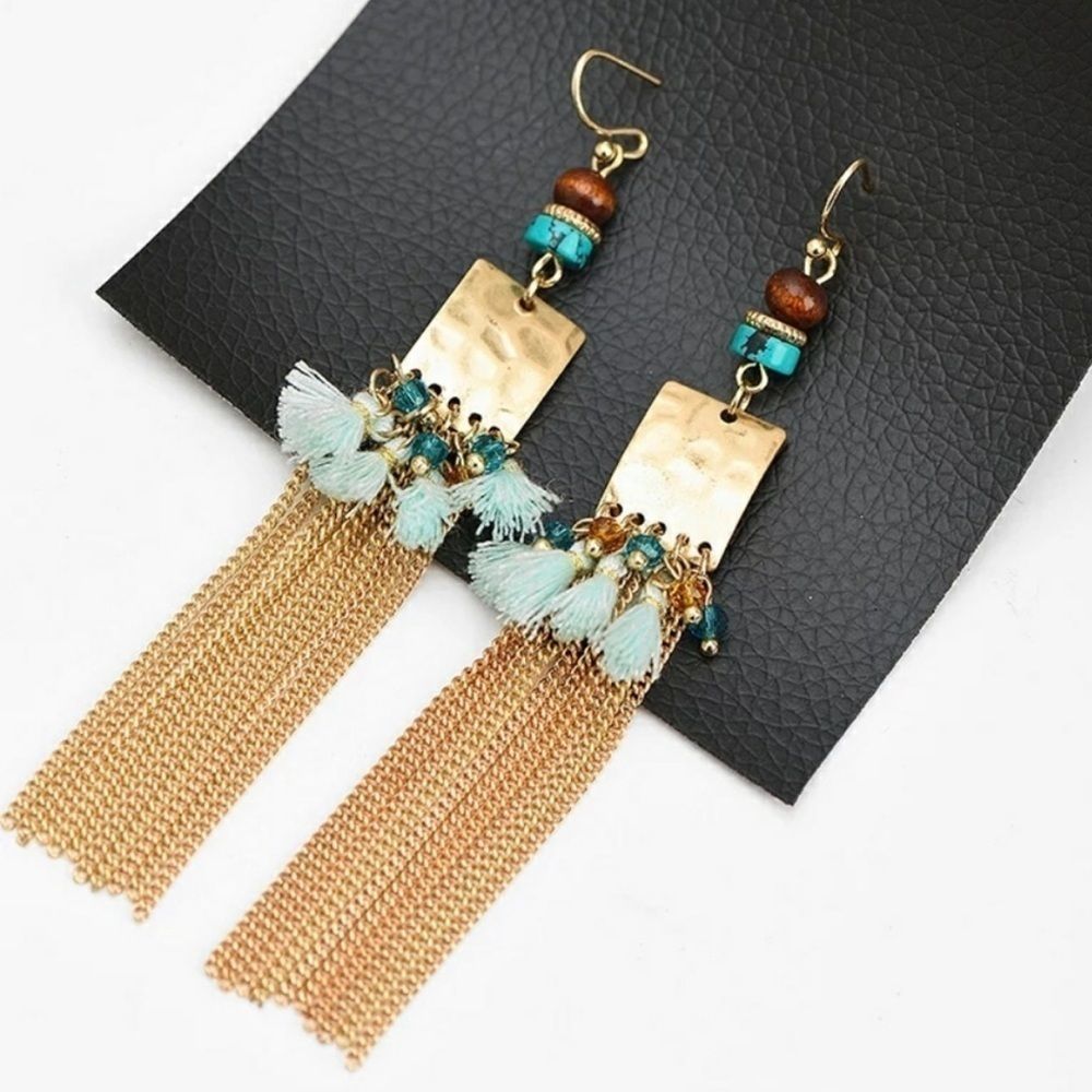 Chain Fringe Boho Earring